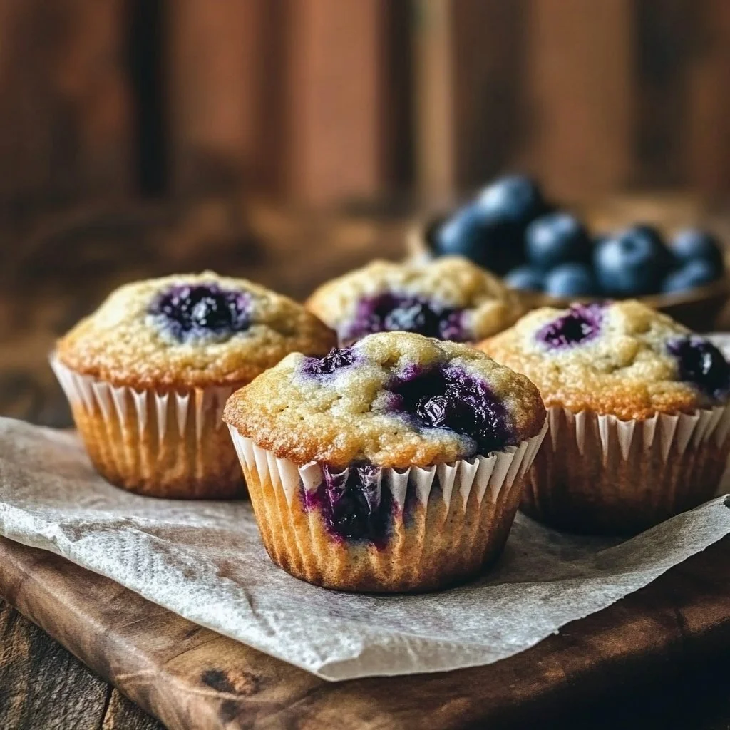 Blueberry Cream Cheese Muffins