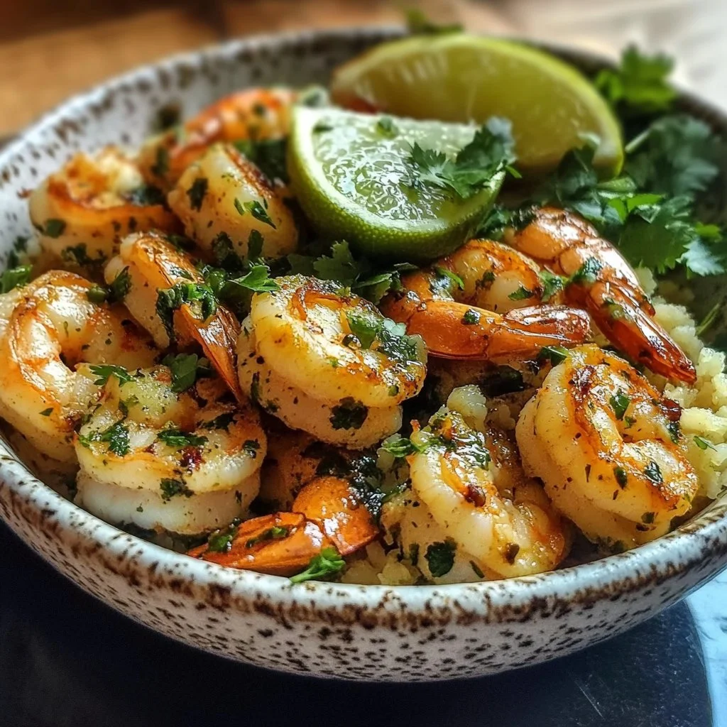 Cilantro Lime Shrimp Bowl