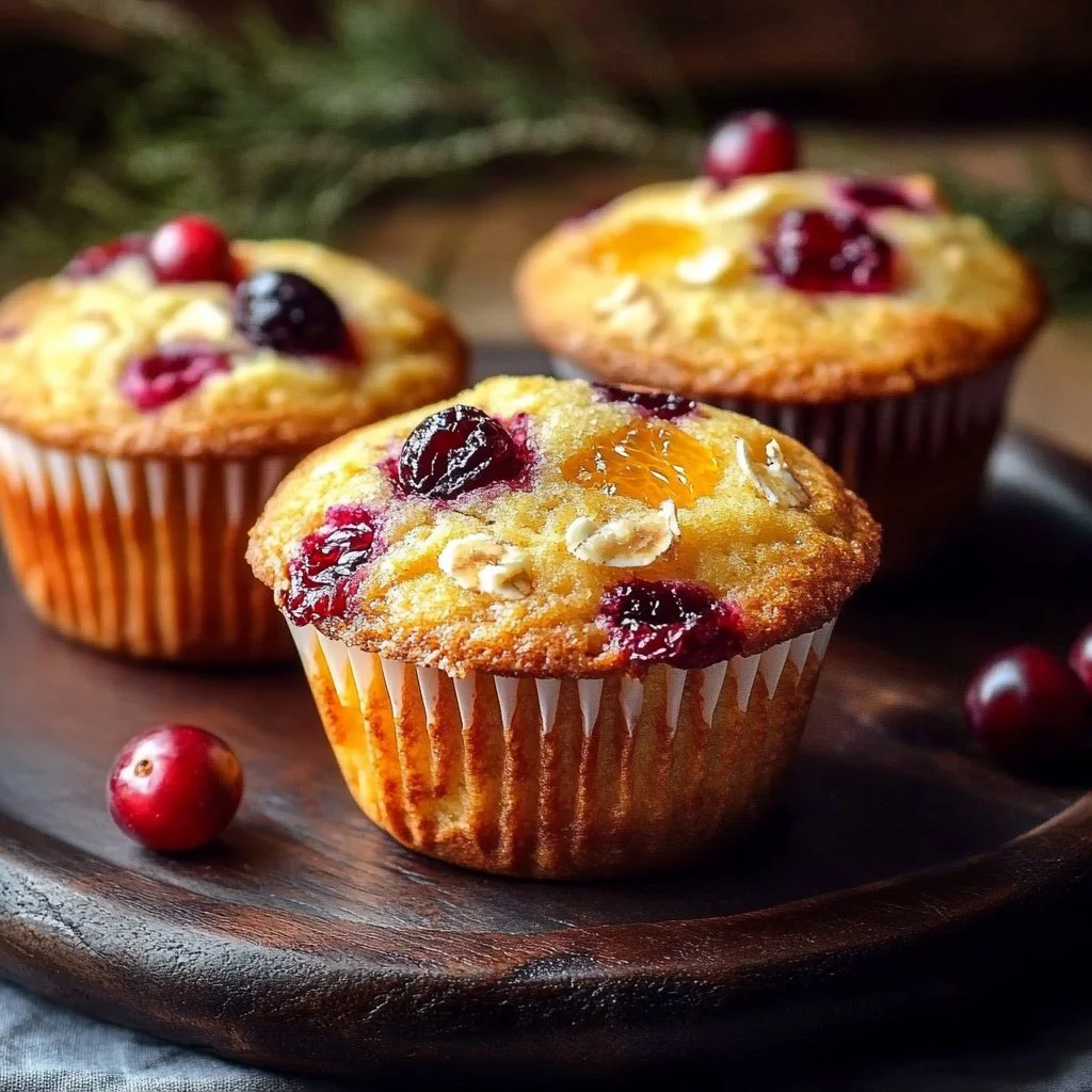 Cranberry Orange Breakfast Muffins