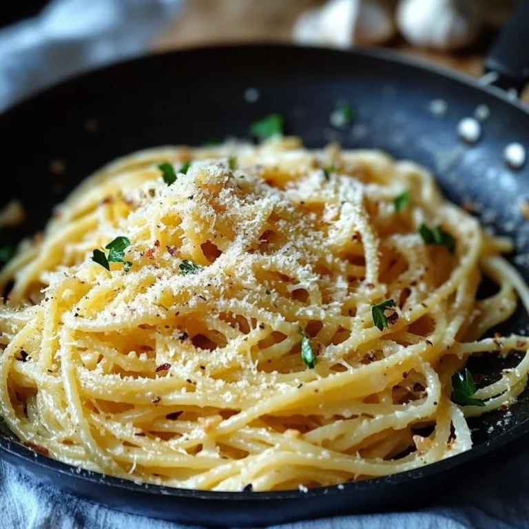 One-Pan Butter Parmesan Pasta served in a bowl with fresh herbs