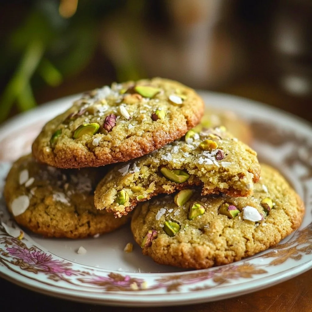 Soft & Chewy Pistachio Cookies