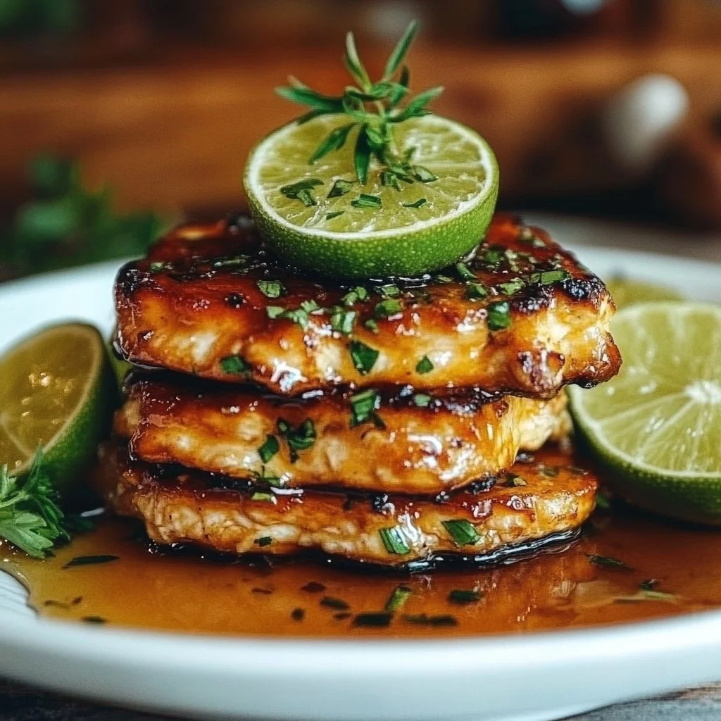 Tangy Honey Lime Chicken Stack