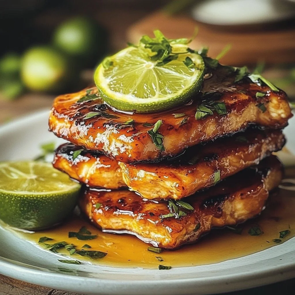 Tangy Honey Lime Chicken Stack
