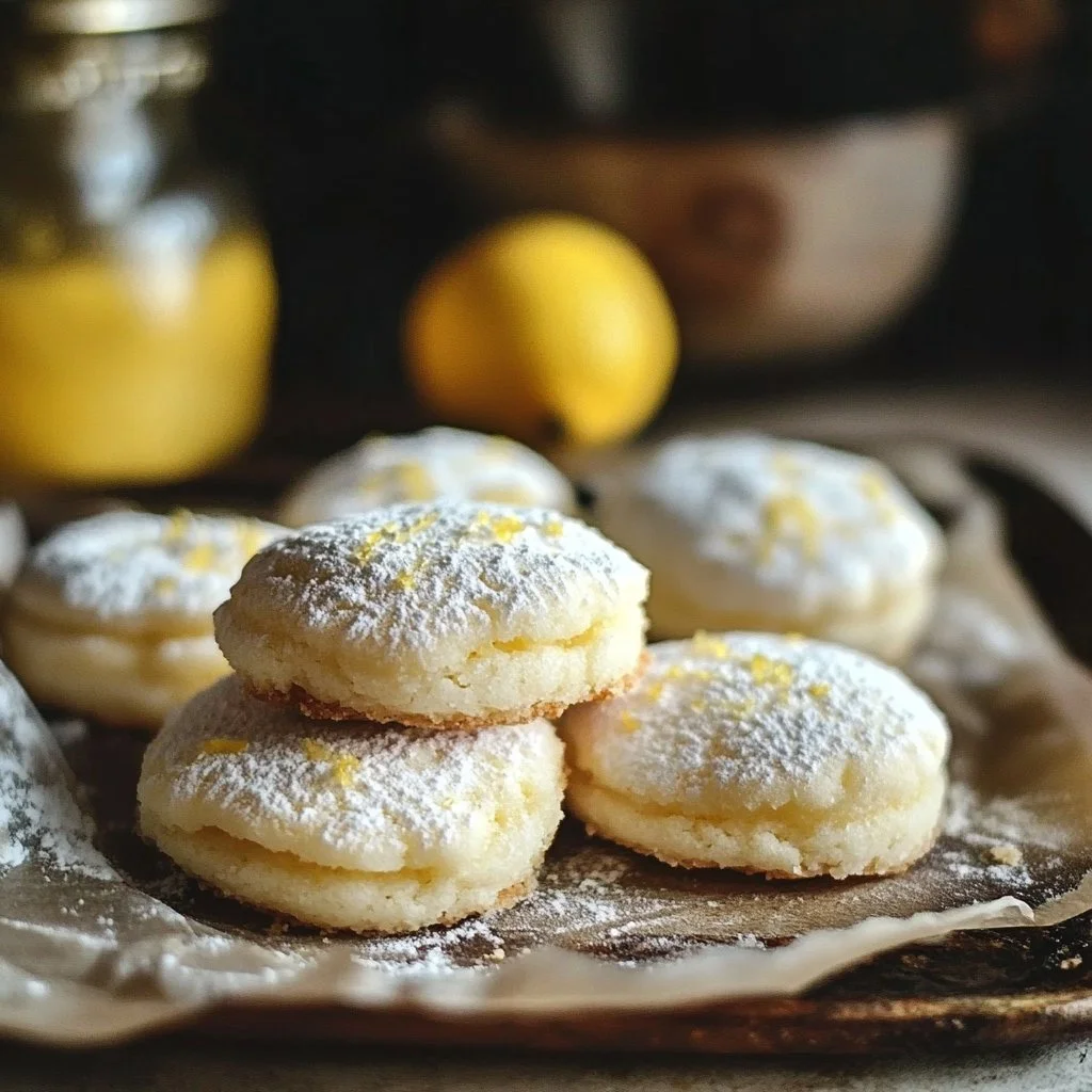 Zesty Lemon Meltaway Cookies