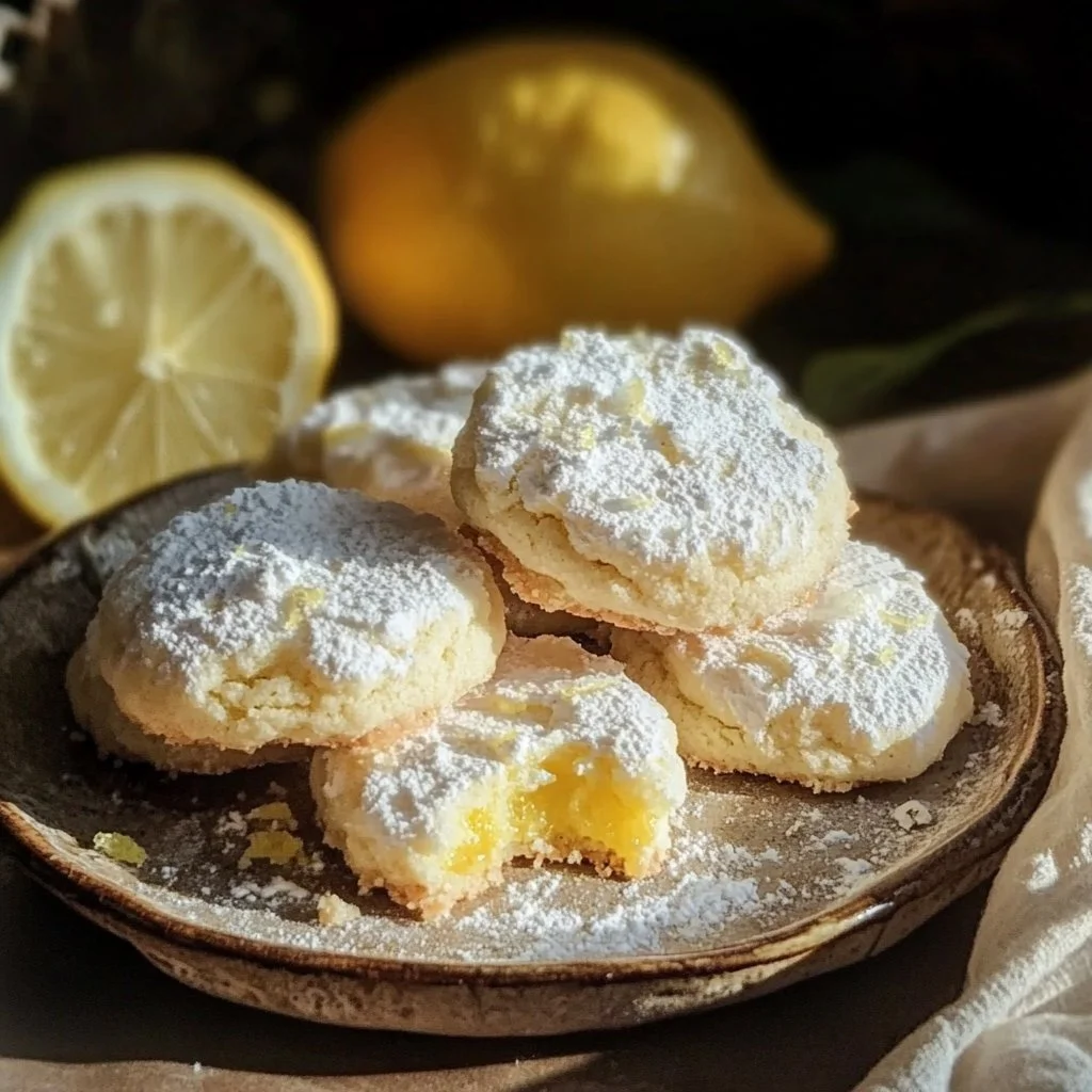 Zesty Lemon Meltaway Cookies